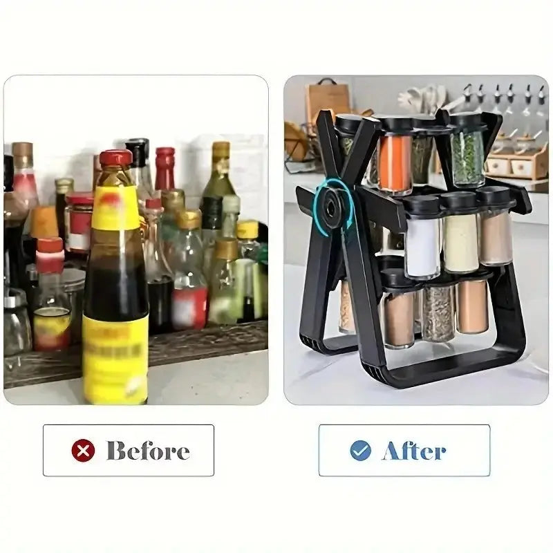 Purchasey™ Rotating Multi-Layer Spice Storage Organizer Purchasey™