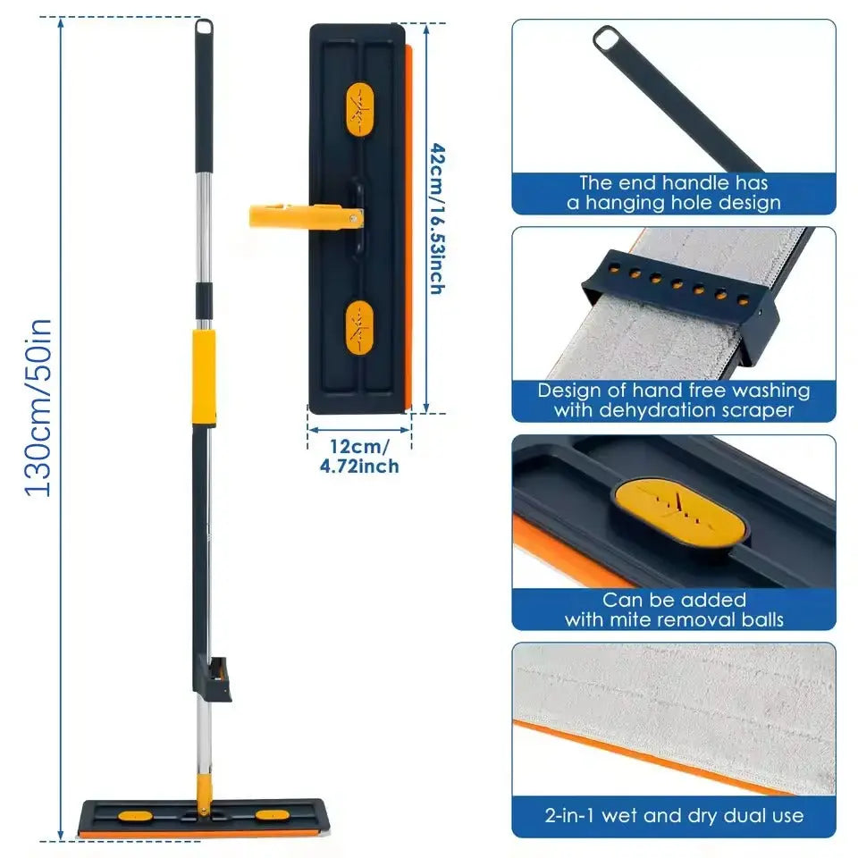 Purchasey™ Wet & Dry Cleaning Flat Mop Purchasey™