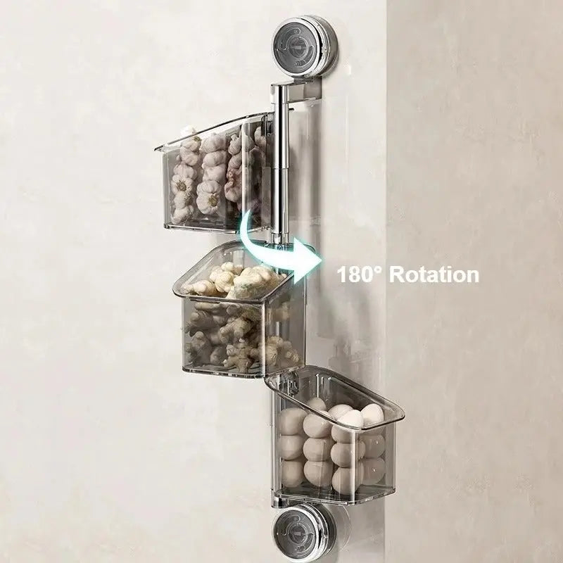 Purchasey™ 180° Suction Cup Storage Rack Purchasey™