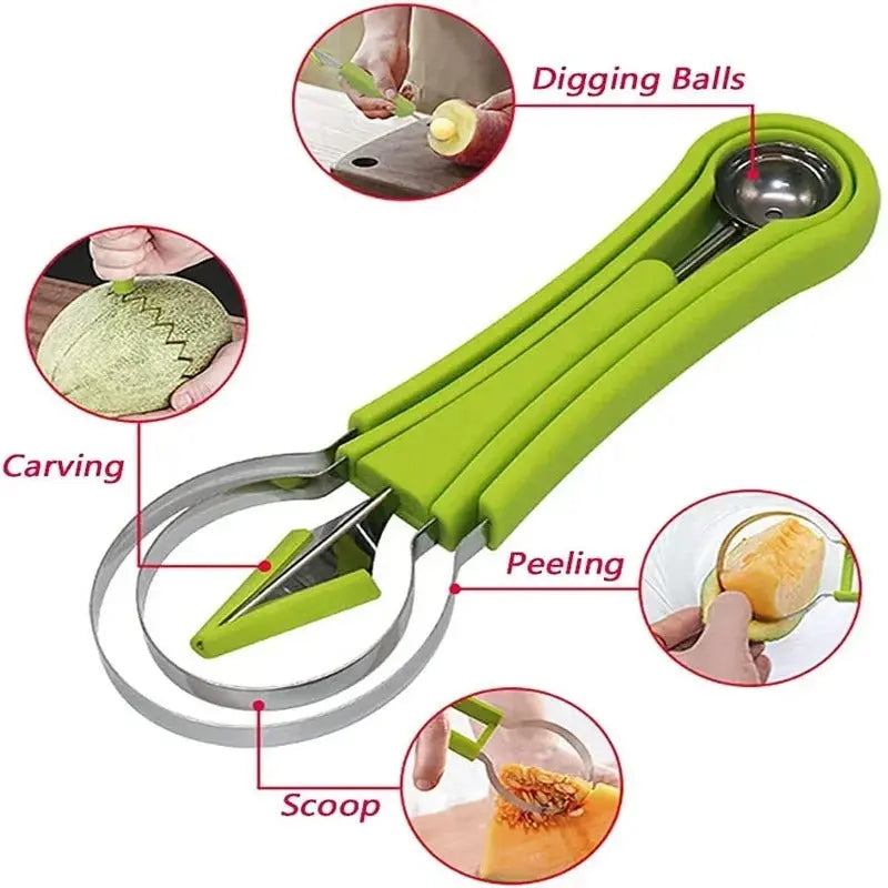 Purchasey™ Stainless Steel Fruit Carving Set Purchasey™