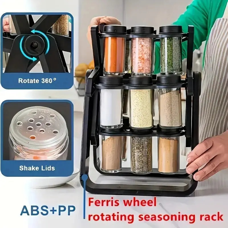 Purchasey™ Rotating Multi-Layer Spice Storage Organizer Purchasey™