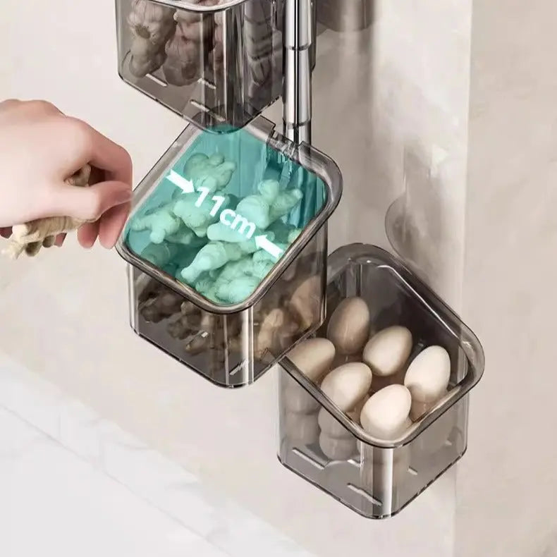 Purchasey™ 180° Suction Cup Storage Rack Purchasey™