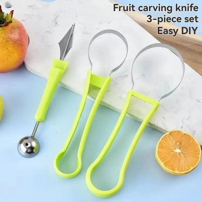 Purchasey™ Stainless Steel Fruit Carving Set Purchasey™