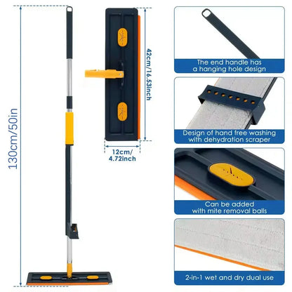 Purchasey™ Wet & Dry Cleaning Flat Mop Purchasey™